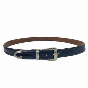 Mezlan Crocodile Leather Belt